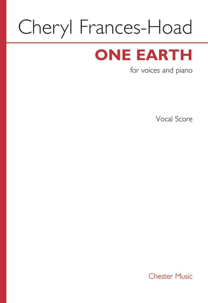 CHESTER MUSIC FRANCES-HOAD - ONE EARTH - CHANT ET PIANO
