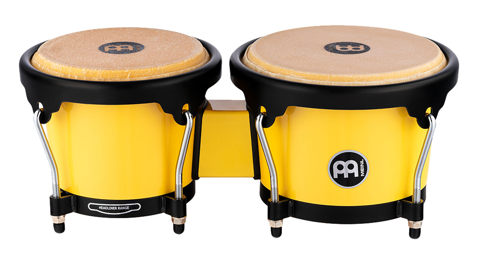MEINL PERCUSSION JOURNEY SERIES HB50 BONGO, ILLUMINATING YELLOW