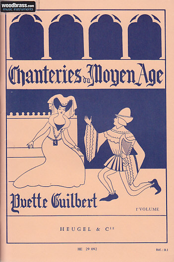 HEUGEL GUILBERT Y. - CHANTERIES DU MOYEN-AGE VOL.1 - CHANT/PIANO 