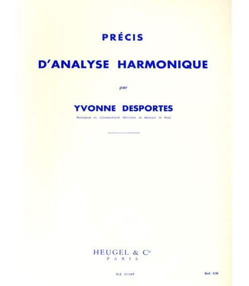HEUGEL DESPORTES YVONNE - PRECIS D'ANALYSE HARMONIQUE