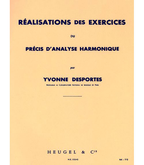 LEDUC DESPORTES Y. - REALISATION DES EXERCICES DU PRECIS D'ANALYSE HARMONIQUE 