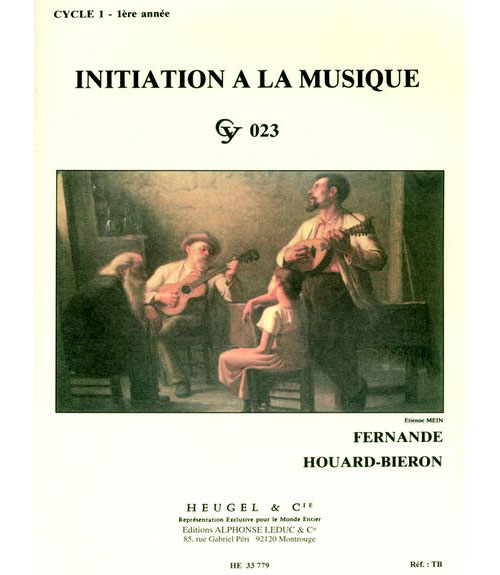 HEUGEL FERNANDE HOUARD-BIERON - INITIATION A LA MUSIQUE