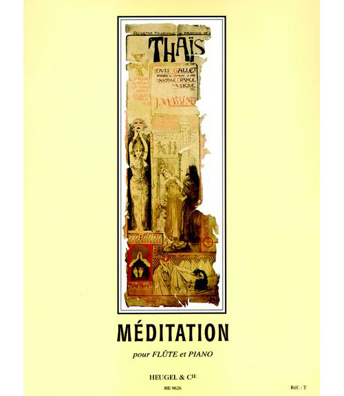 HEUGEL Massenet J. - Meditation De Thais - Flute et Piano