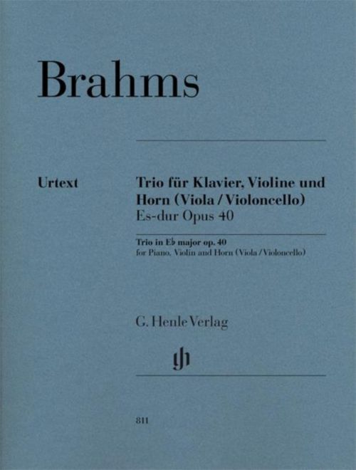 HENLE VERLAG BRAHMS J. - TRIO AVEC COR MI BEMOL MAJEUR OP.40