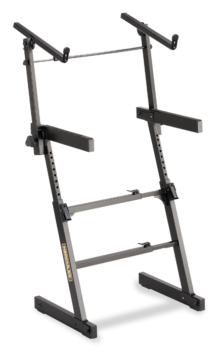 HERCULES STANDS Double keyboard stand KS410 Black