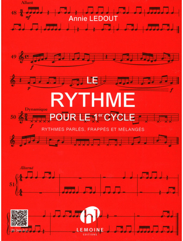 LEMOINE LEDOUT ANNIE - RYTHME POUR LE 1ER CYCLE