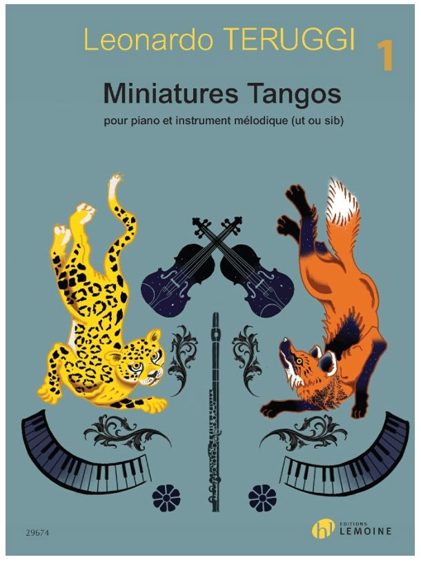 LEMOINE TERUGGI - MINIATURES TANGOS VOL.1 - INSTRUMENT MÉLODIQUE ET PIANO