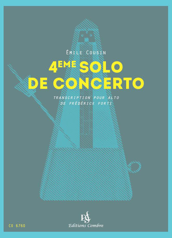 COMBRE COUSIN EMILE - 4EME SOLO DE CONCERTO - ALTO ET PIANO