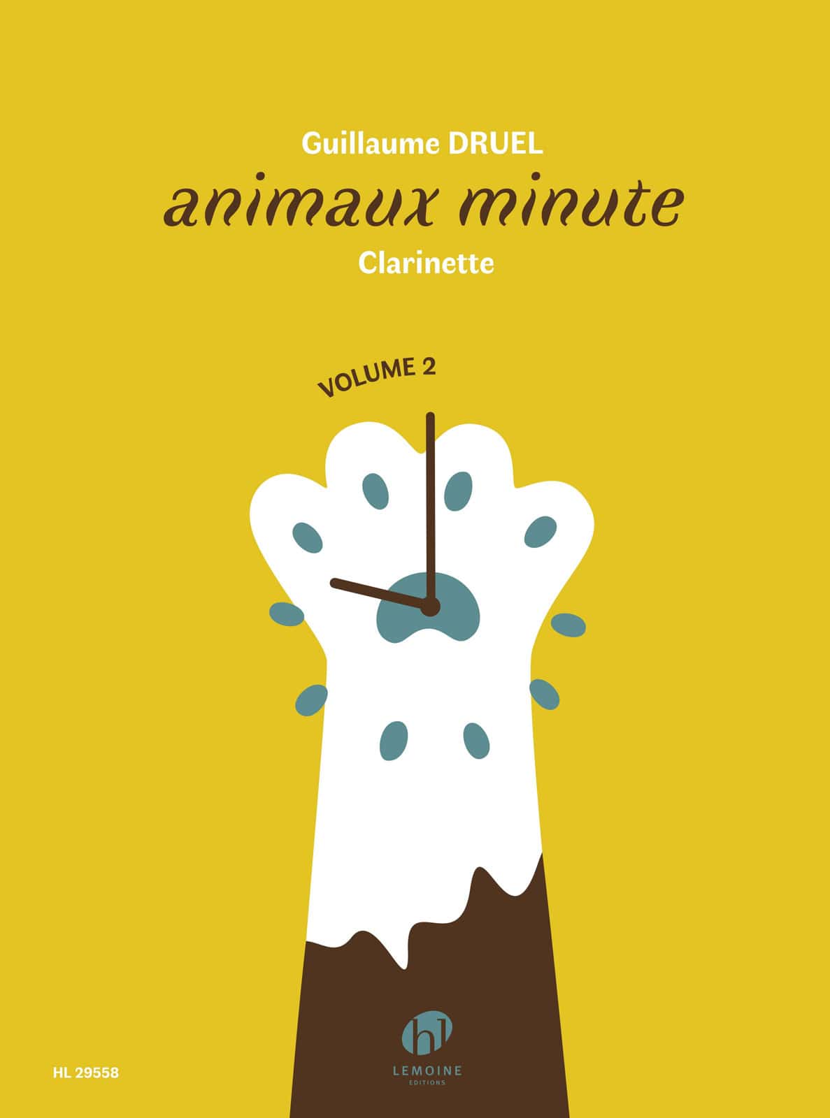 LEMOINE DRUEL - ANIMAUX MINUTE CLARINETTE VOL2