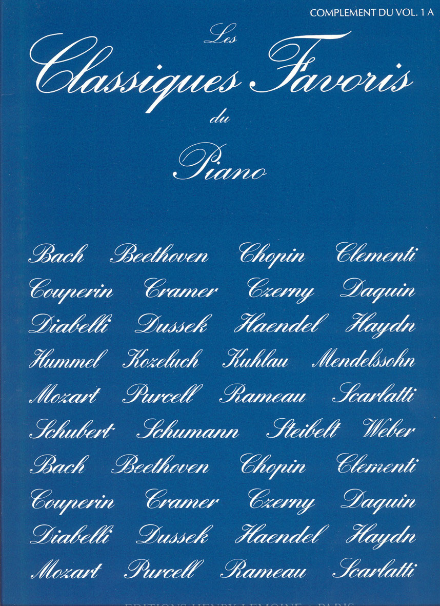 LEMOINE CLASSIQUES FAVORIS VOL.1A COM - PIANO