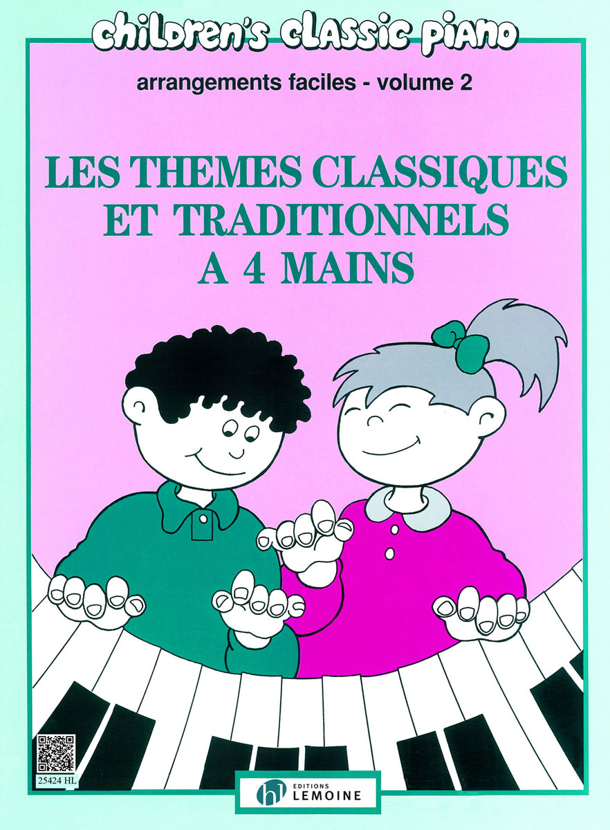 LEMOINE Heumann HANS-gunter - Les Themes Classiques et Traditionnels A 4 Mains Vol.2 - Piano 4 Mains