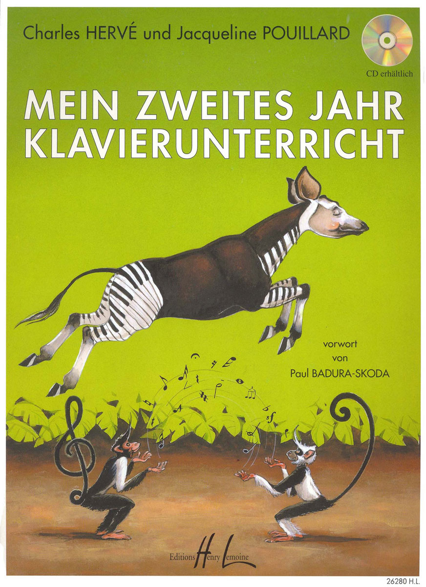 LEMOINE HERVE C./ POUILLARD J. - MEIN ZWEITES JAHR KLAVIERUNTER - PIANO