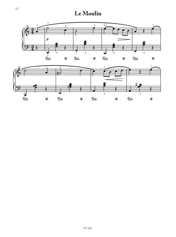 VAN DE VELDE TAGRINE - PIÈCES RÉCRÉATIVES POUR PIANO VOL.3