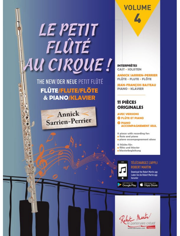 ROBERT MARTIN Sarrien Perrier A. - Le Petit Flute Au Cirque + Audio