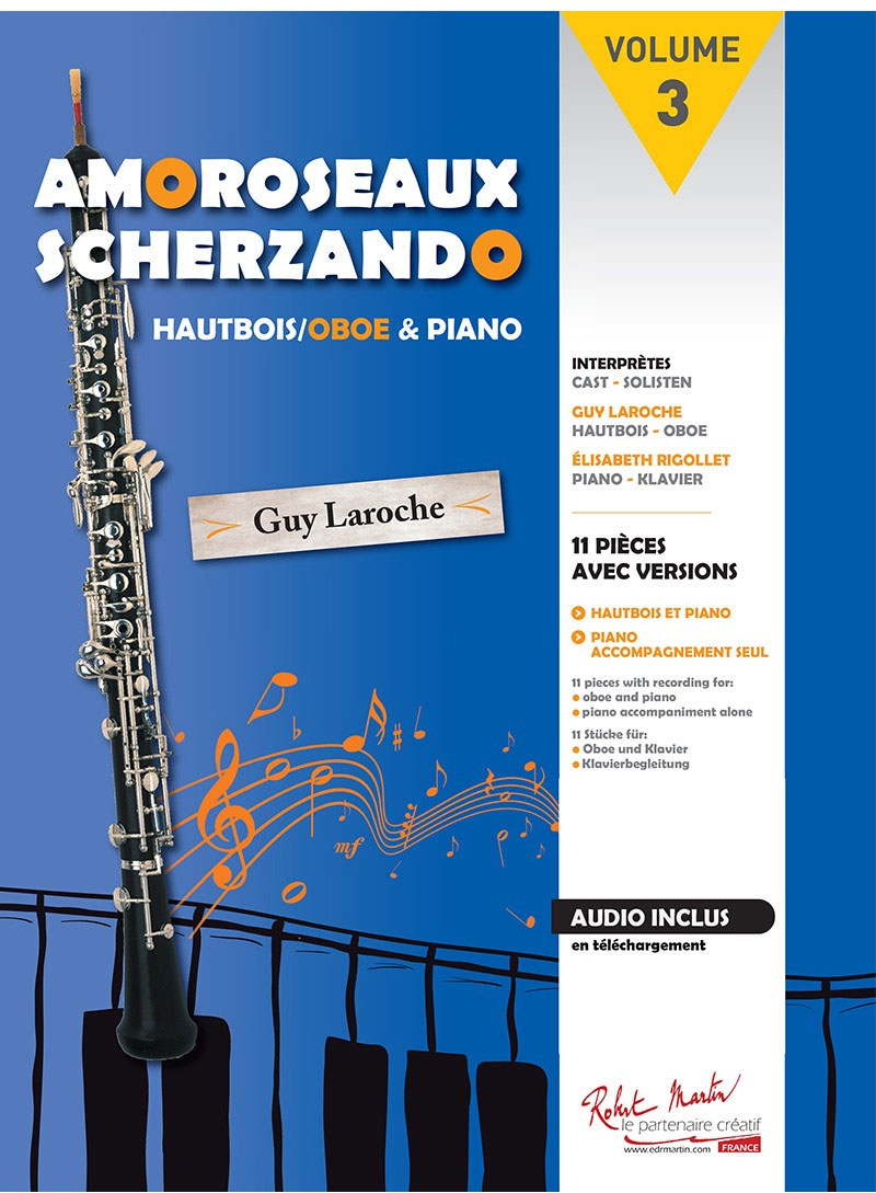 ROBERT MARTIN Laroche G. - Amoroseaux Scherzando - Hautbois (+ Acc. Piano)
