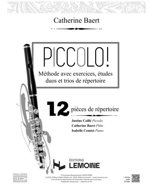 ROBERT MARTIN Baert C. - Piccolo ! (Acc. Piano seul)