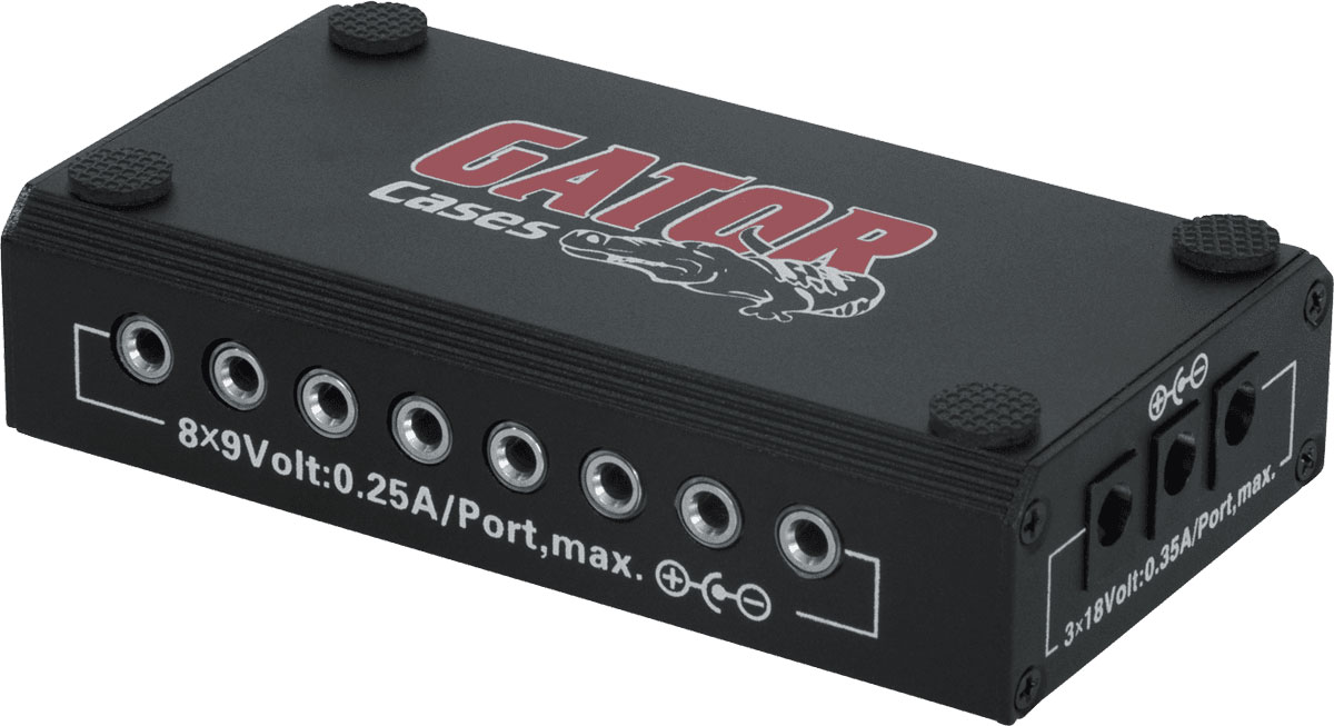 GATOR PEDALBOARD HOUSSES UNIVERSAL POWER SUPPLY