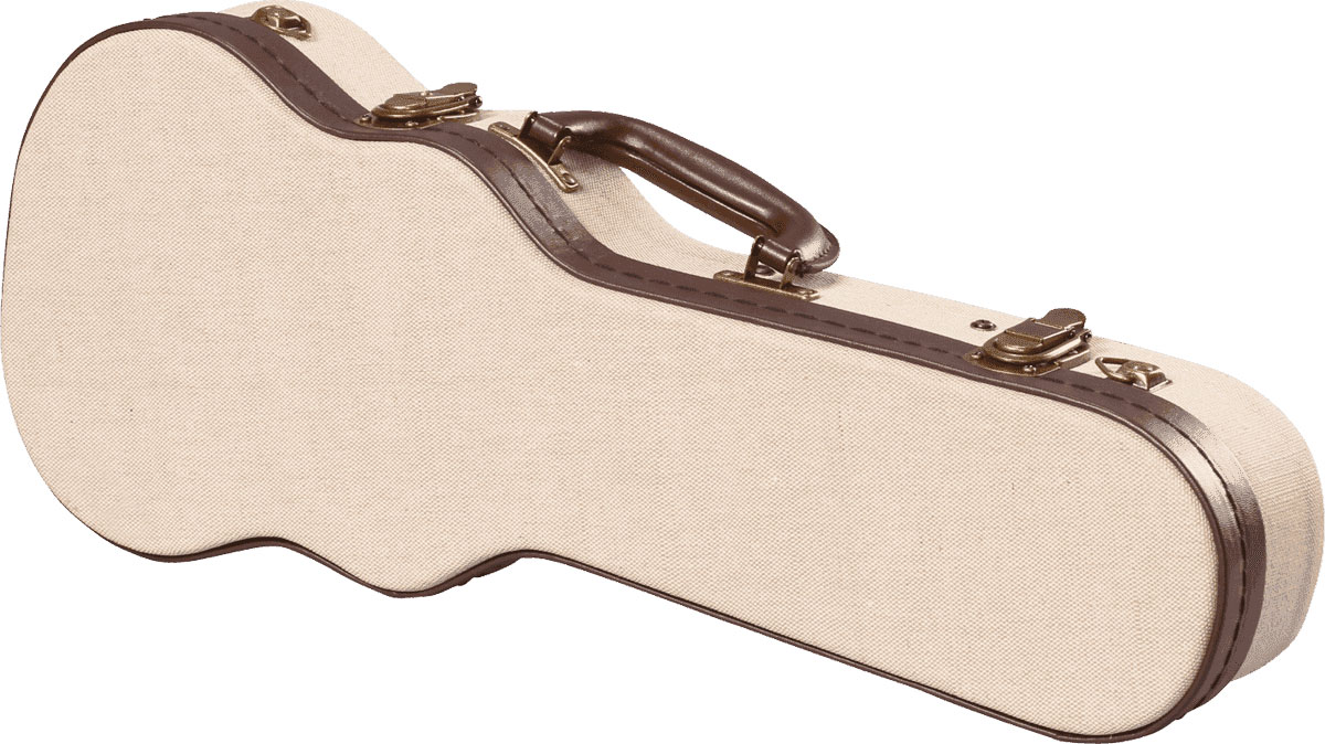 GATOR Étui Ukulélé Soprano Beige en Bois Deluxe - GW