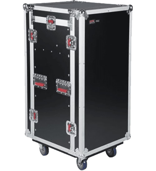 GATOR WOOD G-TOWER 10U X 16U WITH CASTERS