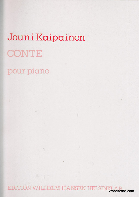 WILHELM HANSEN KAIPAINEN JOUNI - CONTE POUR PIANO