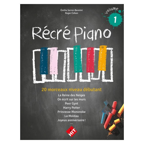 HIT DIFFUSION Cohen Roger - RéCRé Piano Vol.1