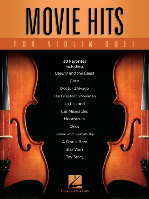 HAL LEONARD MOVIE HITS FOR VIOLIN DUET