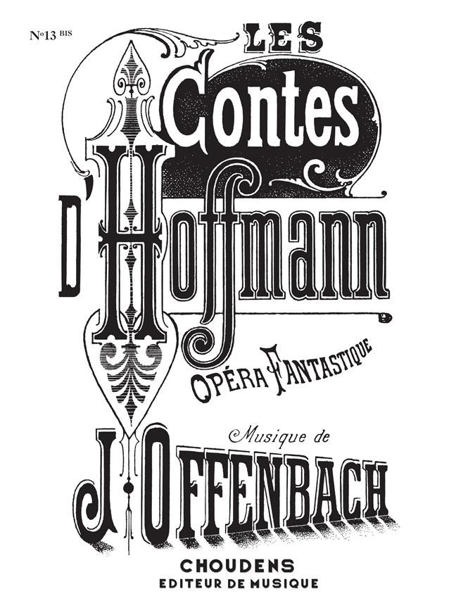 CHOUDENS OFFENBACH J. - BARCAROLLE (?LES CONTES D'HOFFMANN?)