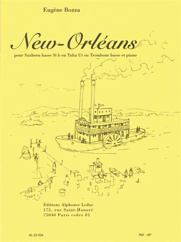 LEDUC BOZZA E. - NEW ORLEANS - TROMBONE BASSE (TUBA) ET PIANO 