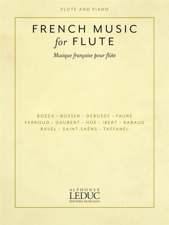 LEDUC COMPOSITEURS DIVERS - MUSIQUE FRANCAISE POUR FLUTE TRAVERSIERE ET PIANO