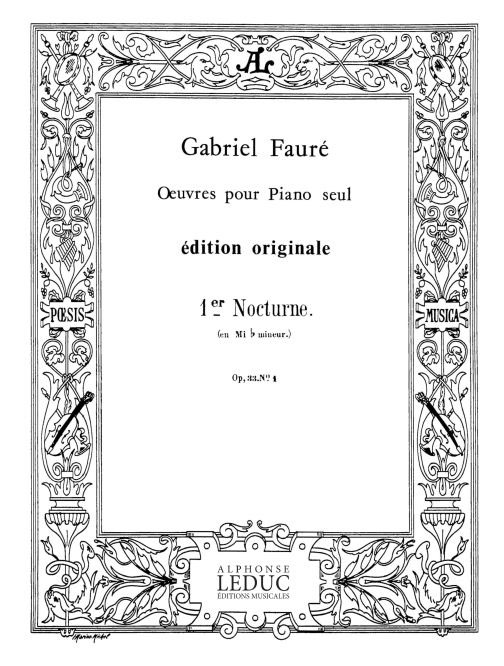 LEDUC FAURE GABRIEL - NOCTURNE N°1