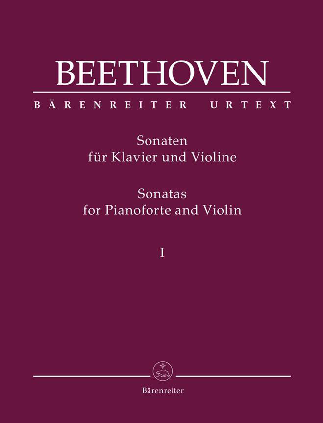 BARENREITER BEETHOVEN - SONATES POUR PIANO FORTE ET VIOLON OP. 12 