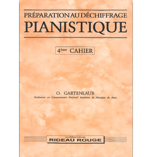 RIDEAU ROUGE Gartenlaub Odette - Preparation Au Dechiffrage Pianistique Vol.4