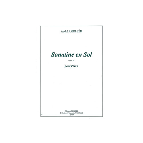 COMBRE Ameller Andre - Sonatine En Sol Op.54 - Piano