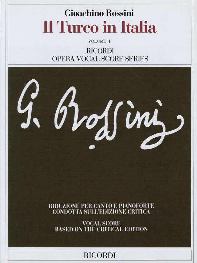 RICORDI ROSSINI G. - TURCO IN ITALIA IN DUE VOLUMI - CHANT ET PIANO