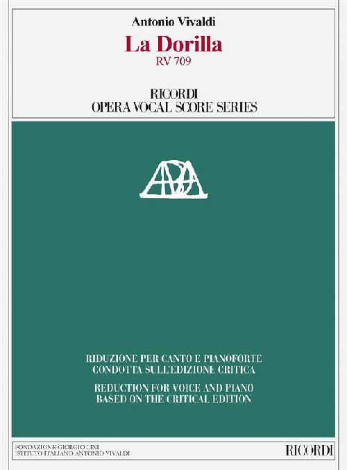 RICORDI ANTONIO VIVALDI - LA DORILLA RV 709 - CHANT ET PIANO