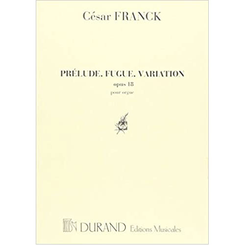 DURAND FRANCK C. - PRELUDE FUGUE ET VARIATION - ORGUE
