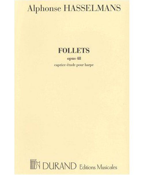 DURAND HASSELMANS A. - FOLLETS. CAPRICE-ETUDE, OPUS 48 - HARPE