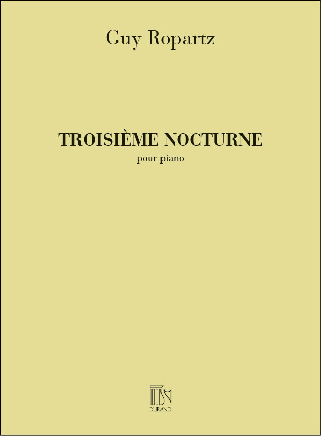 DURAND ROPARTZ - NOCTURNE N 3 - PIANO