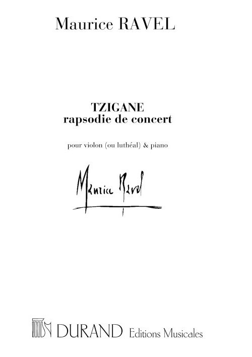 DURAND RAVEL - TZIGANE (VIOLON / PIANO)