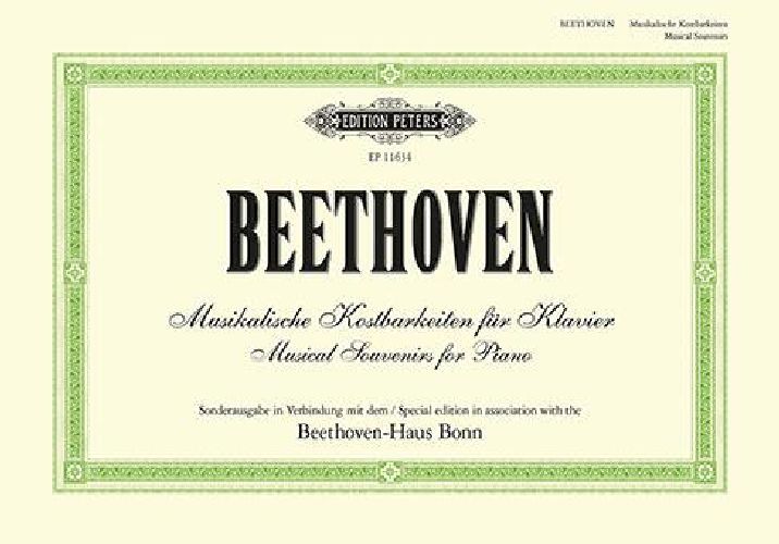 EDITION PETERS Ludwig Van Beethoven - Musical Souvenirs For Piano - Piano