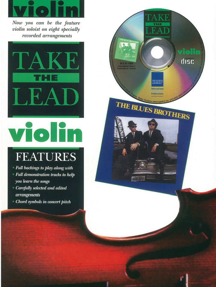 FABER MUSIC TAKE THE LEAD - BLUES BROTHERS. + CD - VIOLIN AND PIANO 