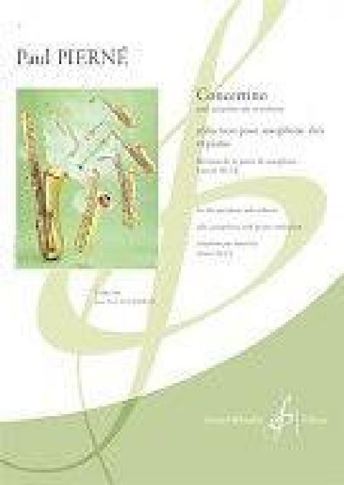 BILLAUDOT Paul Pierne - Concertino - Saxophone Alto et Piano