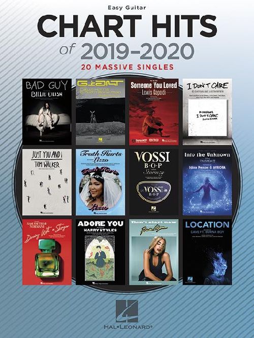 HAL LEONARD CHART HITS OF 2019-2020 - GUITARE