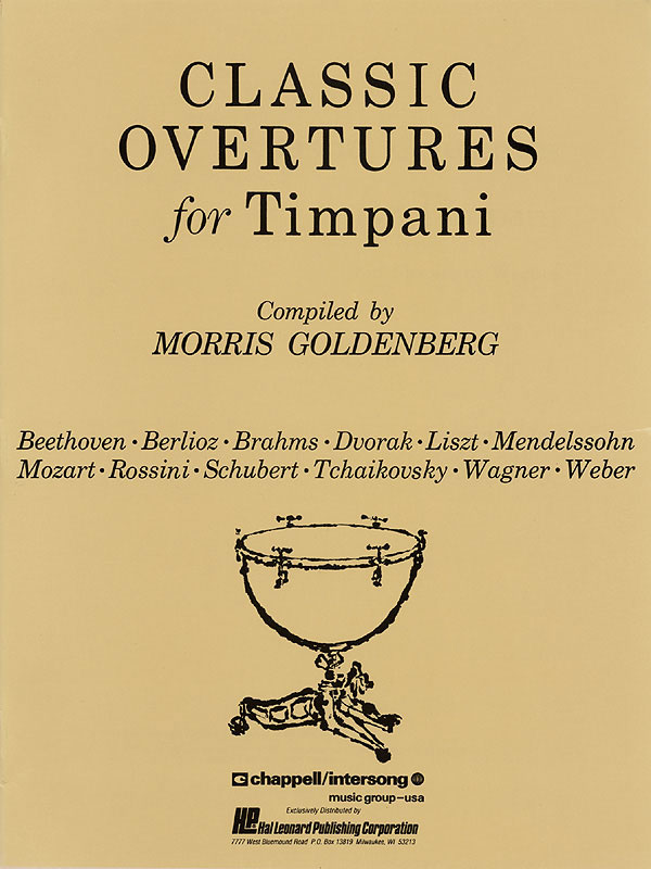 HAL LEONARD Morris Goldenberg - Classic Overtures For Timpani