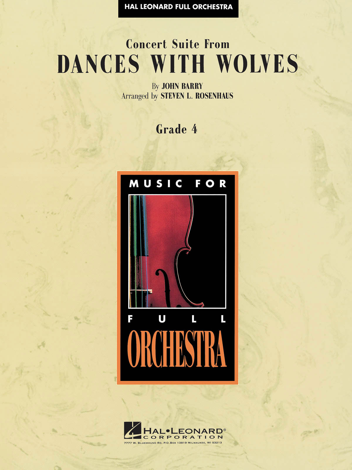 FABER MUSIC BARRY JOHN - DANCES WITH WOLVES - FULL ORCHESTRA
