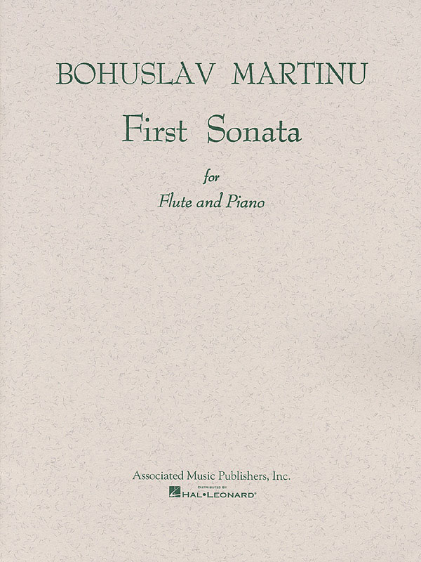 SCHIRMER MARTINU B. - FIRST SONATA - FLUTE ET PIANO 