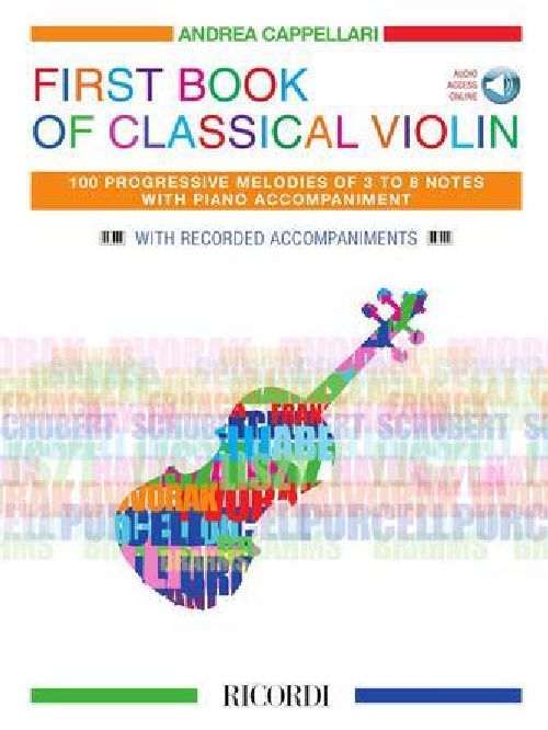 RICORDI FIRST BOOK OF CLASSICAL VIOLIN - VIOLON ET PIANO