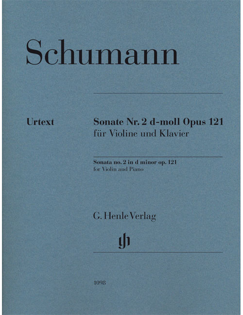 HENLE VERLAG Schumann R. - Sonate N°2 D-moll Op.121 - Violon et Piano