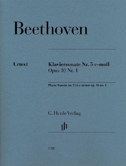 HENLE VERLAG LUDWIG VAN BEETHOVEN - PIANO SONATA NO. 5 IN C MINOR OP. 10,1