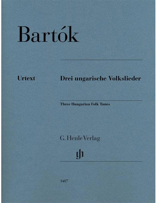 HENLE VERLAG BARTOK B. - THREE HUNGARIAN FOLK TUNES